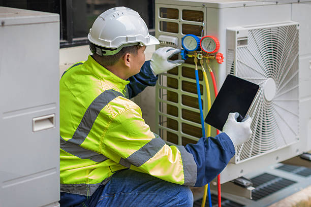 Professional Ductwork Repair technician working in Cascade, ID